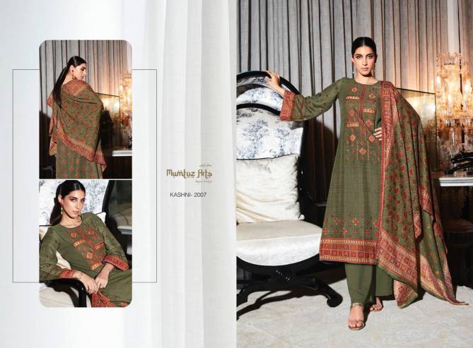 Mumtaz Kashni 1 Fancy Wear Pashmina Wholesale Dress Material Collection